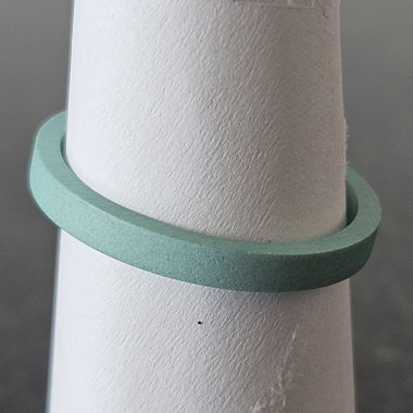 Mood Add-on 1/3 in blue-green polymer, size 52