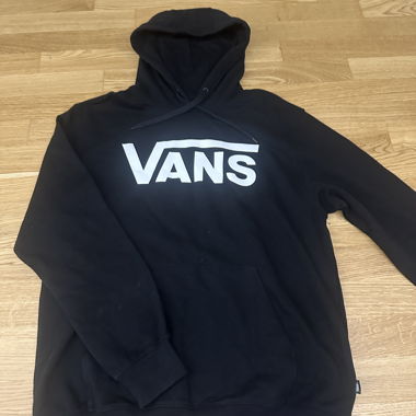 Felpa con cappuccio Vans nera taglia L