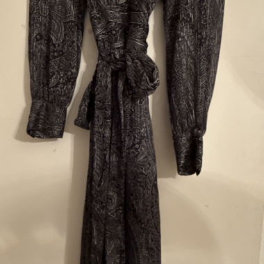 Black Printed Zara Dress