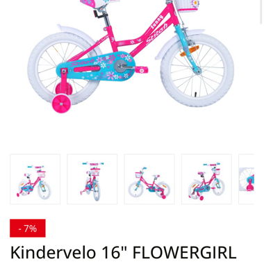 Vélo Flowergirl 16