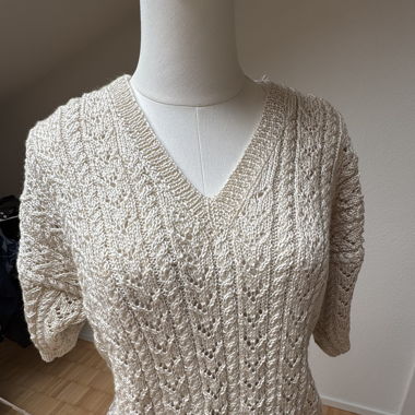 Knitted silky cotton top