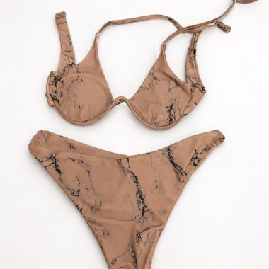 Ensemble de bikini marbré