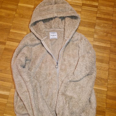 Veste douillette beige