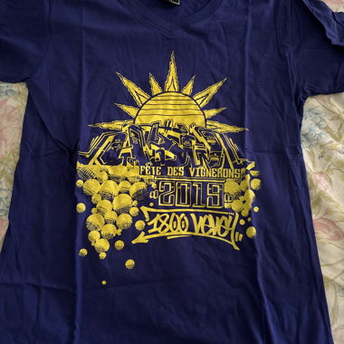 T-shirt bleu Fete des Vignerons