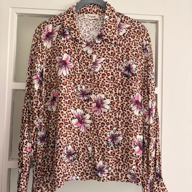 Bluse mit Leopardenmuster