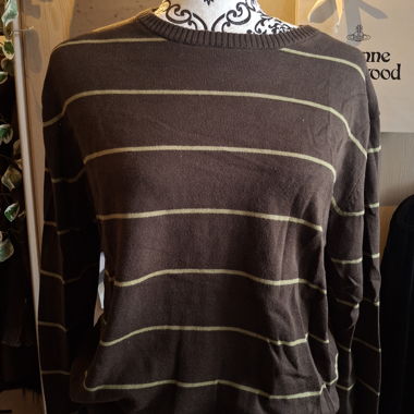 Pull cosy rayé