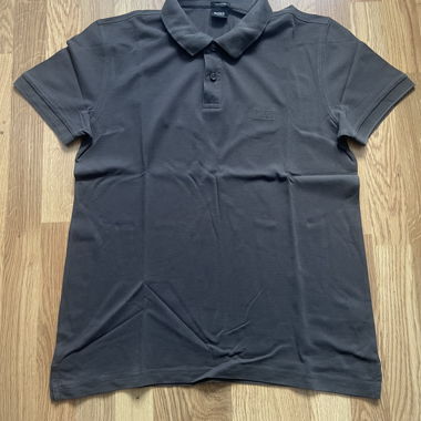 Polo BOSS grigio scuro