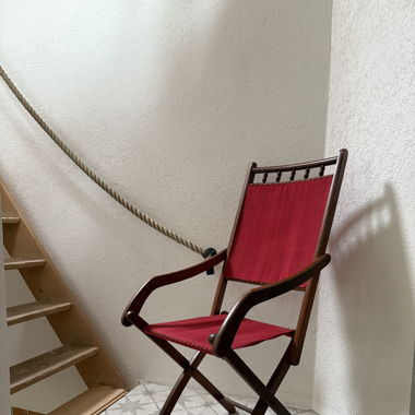 Chaise ancienne pliable 