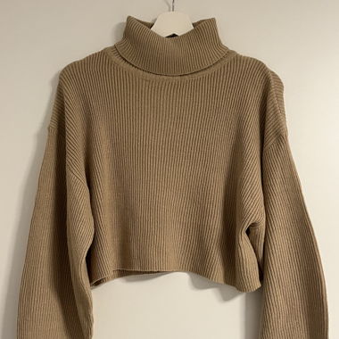 Rollkragenpullover bauchfrei