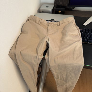 Pantalon élégant beige Tommy Hilfiger - Taille 31/32