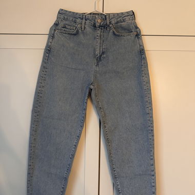 Loose Mom Jeans Ultra High Waist Gr. 36