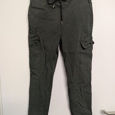 Pantaloni cargo grigio scuro
