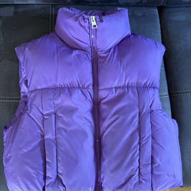 Gilet viola bershka