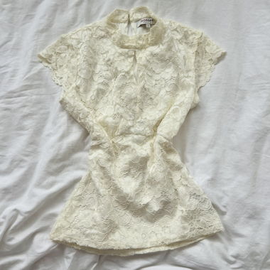 vintage y2k lace top size S 