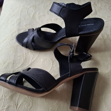 Sandales Roberto Santi Noires 40