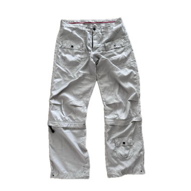 Pantaloni cargo grigio chiaro