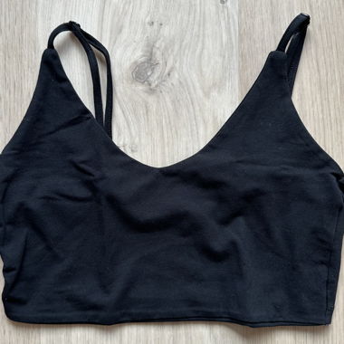 Schwarzes EVEN&ODD Crop Top
