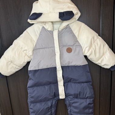 Combinaison d’hiver pour enfants avec capuche