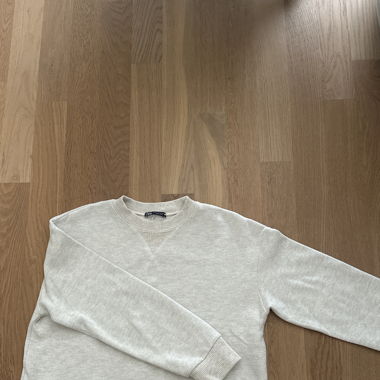 langarm crop-top creme