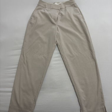 Pantalon en tissu beige