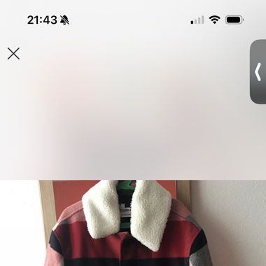 Topman Checkered coat 