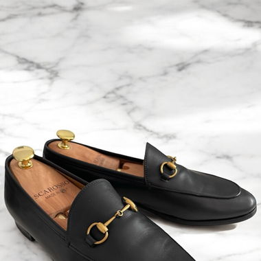 Gucci Horsebit Loafer Damen Schwarz Gr 40.5 