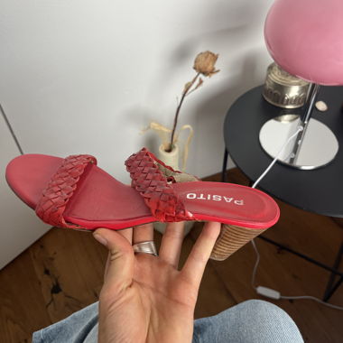 beautiful red shoe