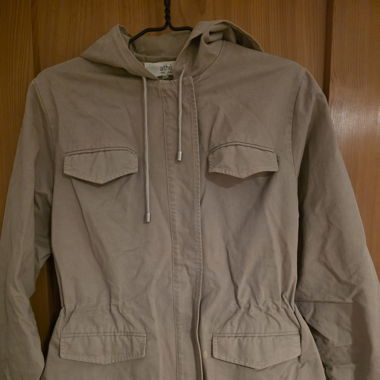 Beige Jacke
