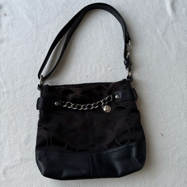 Sac Épaule Coach Y2K Noir