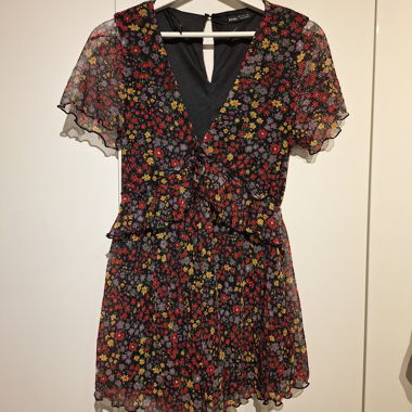 Tutina floreale Bershka Taglia S