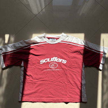 T-shirt Burgundy Scuffers