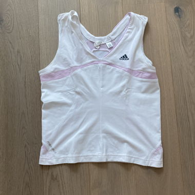 adidas Sport-Top weiss und rosa