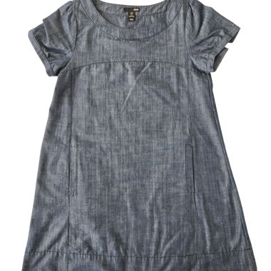 Robe mini vintage en denim H&M