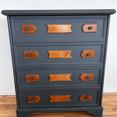 Antique Shoe Cabinet Anthracite