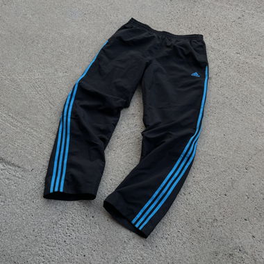 Pantaloncini sportivi Adidas nero/blu taglia M