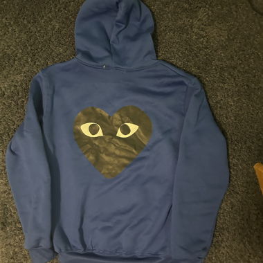 Comme des Garcons Hoodie in dark blue
