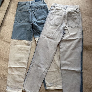 Jeans bicolor lot