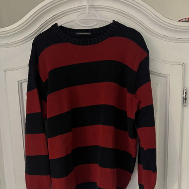 Maglione Brianna Rosso/Blu Scuro