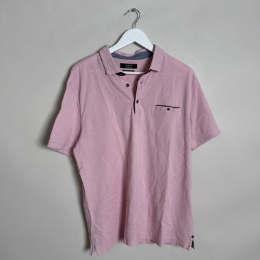 Pink Bugatti Polo Shirt