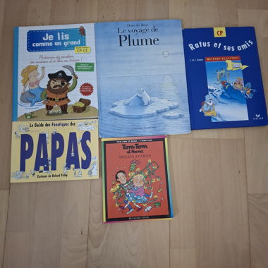 Lotto di 5 libri per bambini