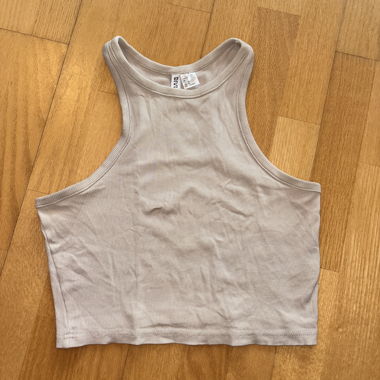 Crop-top brun clair