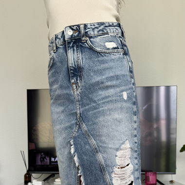 Asymmetrischer Rock Bershka