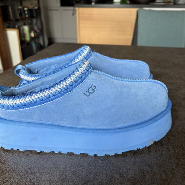 Blue UGG slippers