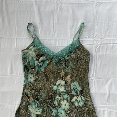 glitter y2k top