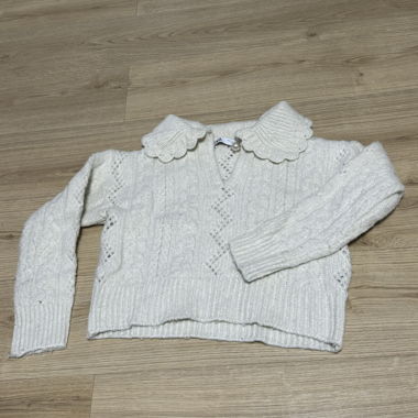 Strickpullover (weiss)