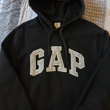 GAP Black Logo Hoodie