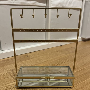 Porte bijoux doré 