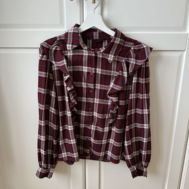 ZARA burgundy shirt size L