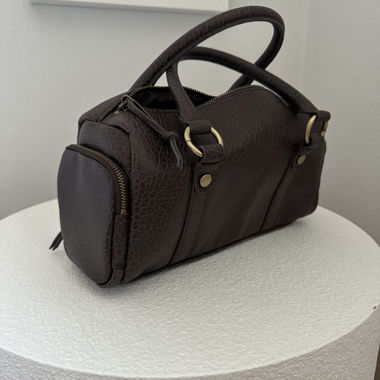 Borsa a mano marrone scuro H&M