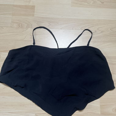 Top nero da annodare di Abercrombie & Fitch